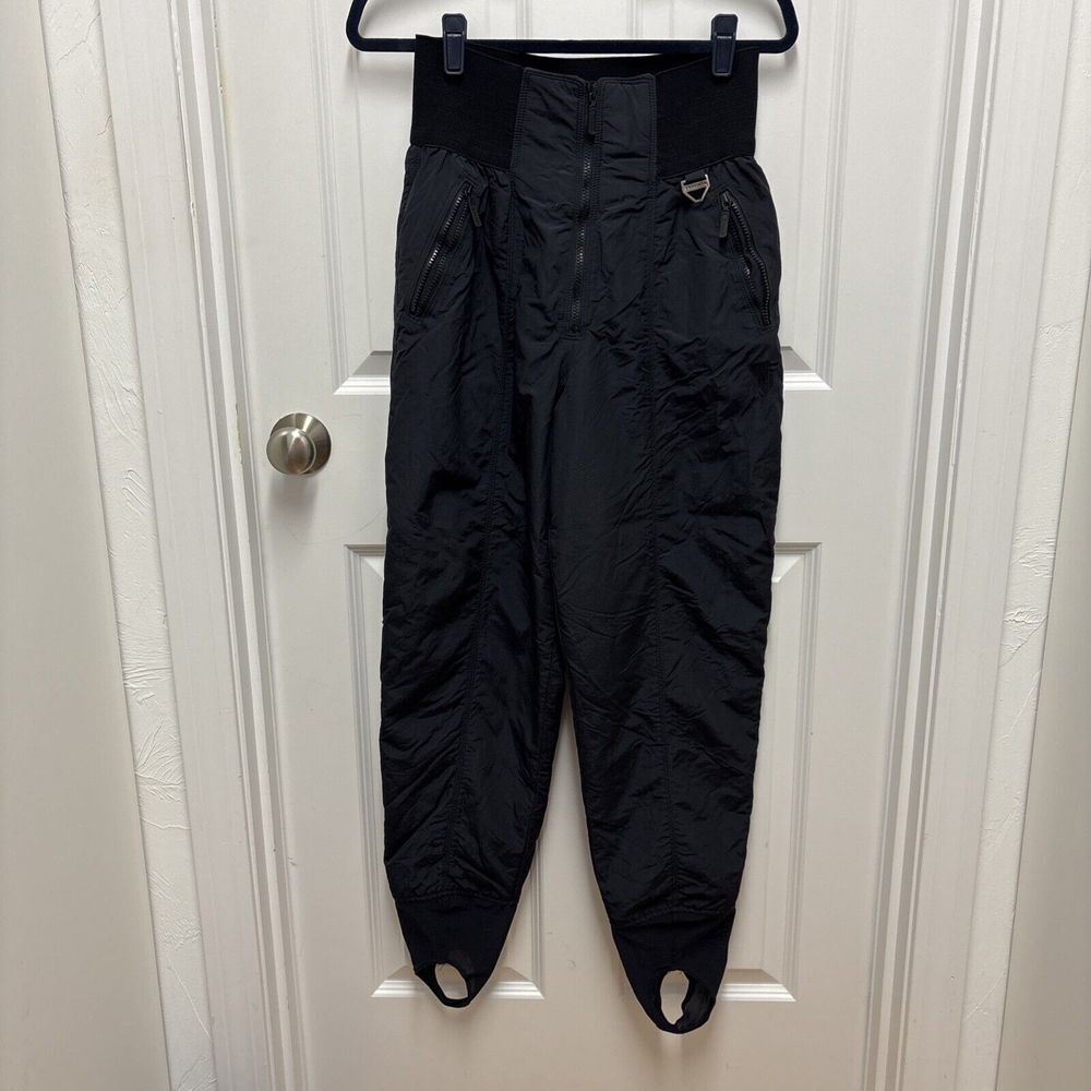 TYROLIA SKIWEAR  Women's Elastic Ski Snowboard Pants‎ Stirrups Black US Size 14